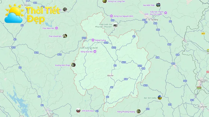 Địa phận Bắc Kạn