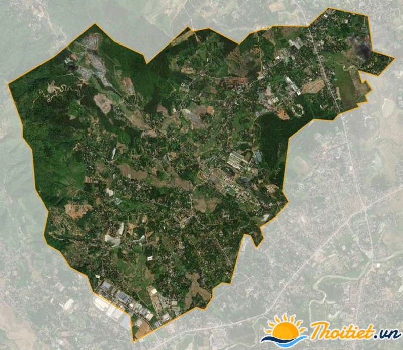 Bản đồ vệ tinh của Xã Hòa Sơn