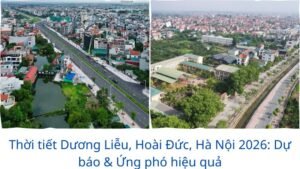 Thời tiết Dương Liễu, Hoài Đức, Hà Nội 2026: Dự báo & Ứng phó hiệu quả