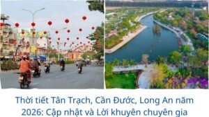 Thời tiết Tân Trạch, Cần Đước, Long An năm 2026: Cập nhật và Lời khuyên chuyên gia
