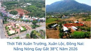 Thời Tiết Xuân Trường, Xuân Lộc, Đồng Nai: Nắng Nóng Gay Gắt 38°C Năm 2026