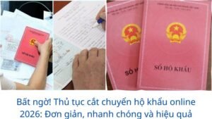 Bất ngờ! Thủ tục cắt chuyển hộ khẩu online 2026: Đơn giản, nhanh chóng và hiệu quả