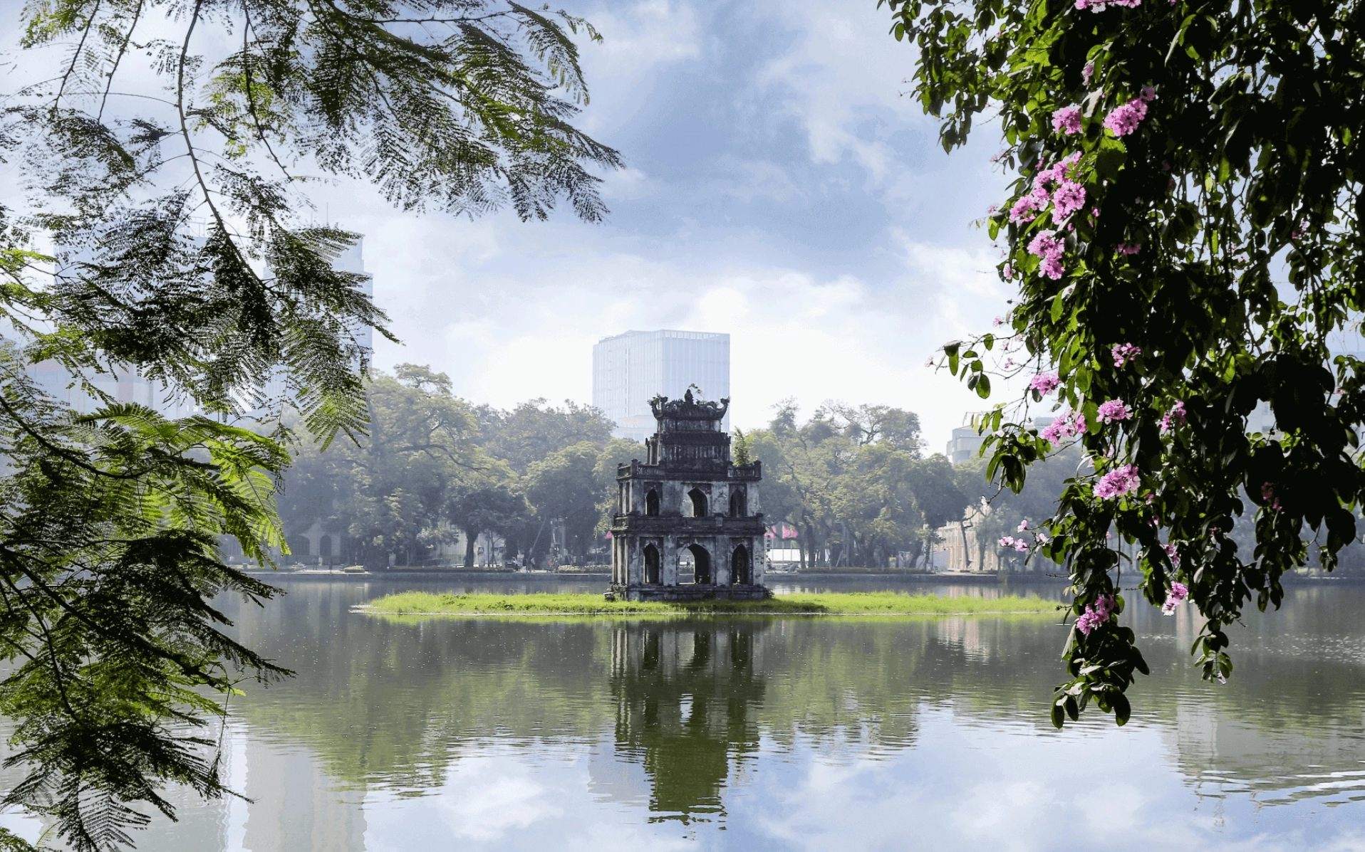 Hình ảnh sân bay Nội Bài, điểm đến của chặng bay