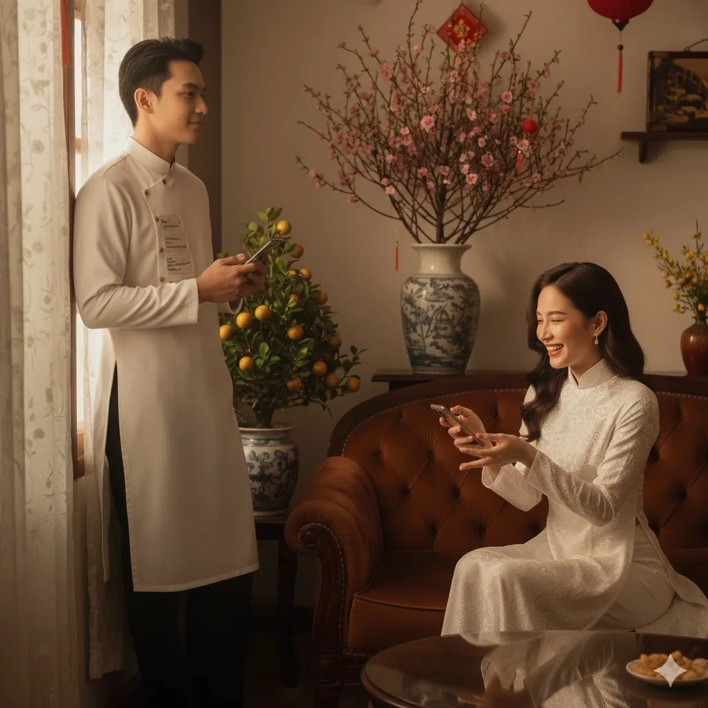 Những dòng stt chúc mừng năm mới giúp đốn tim crush của bạn