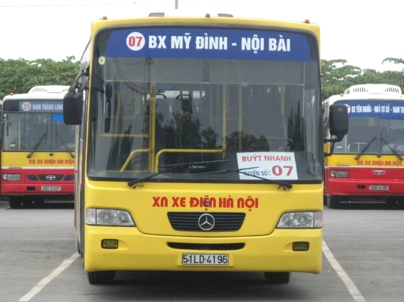 Xe bus sân bay Nội Bài tuyến 07