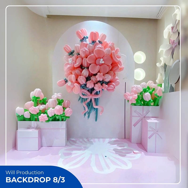 Backdrop 8/3 đẹp
