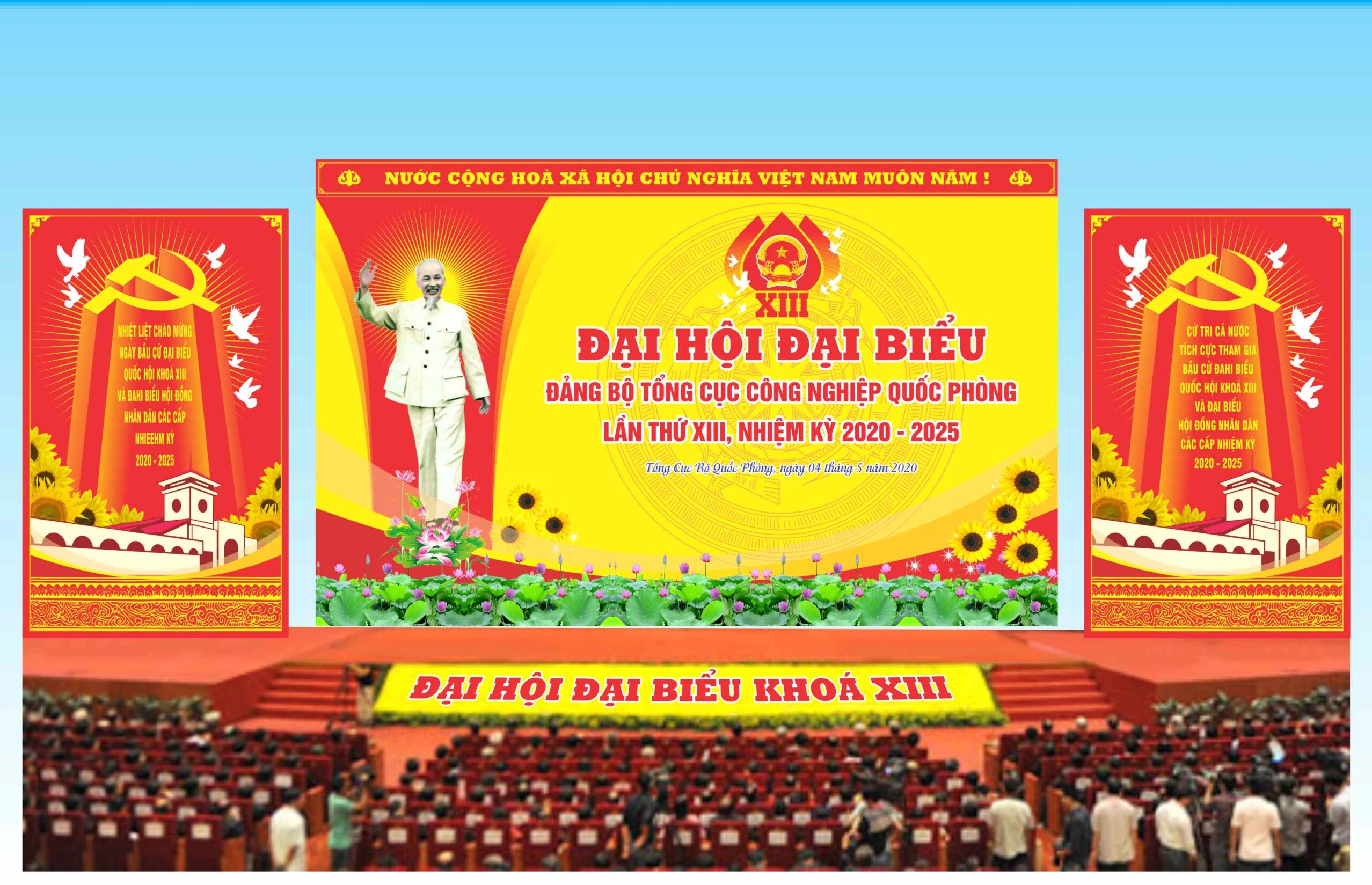 Backdrop Đại hội Đại biểu