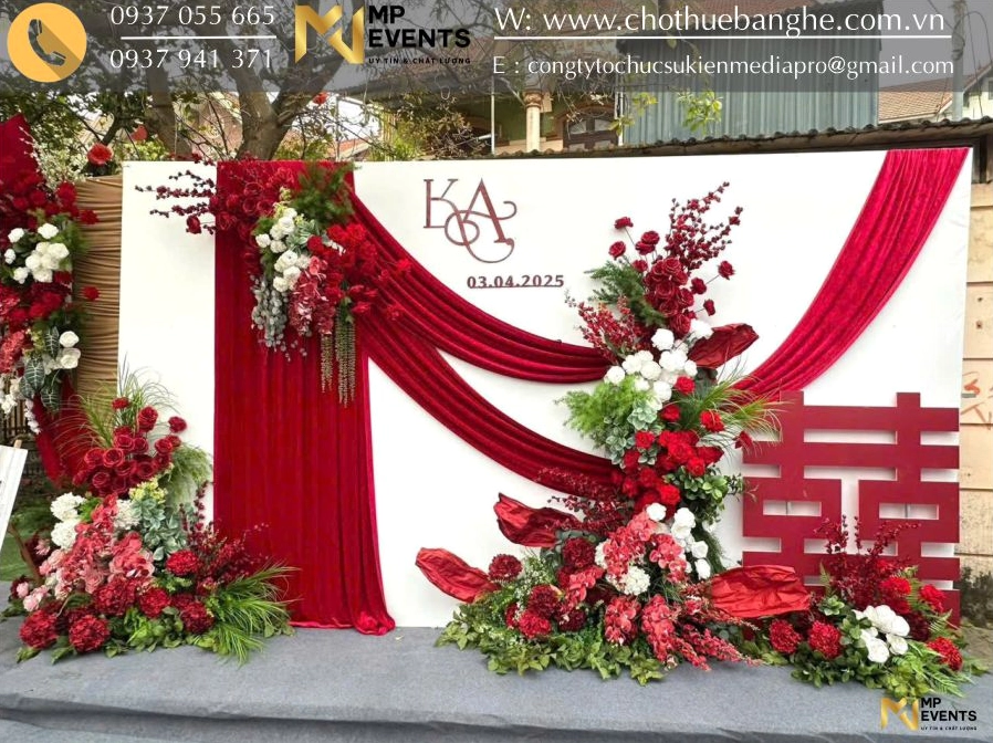 Backdrop chụp ảnh cưới mới nhất