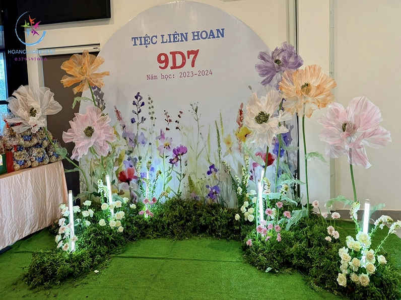 Backdrop họp lớp