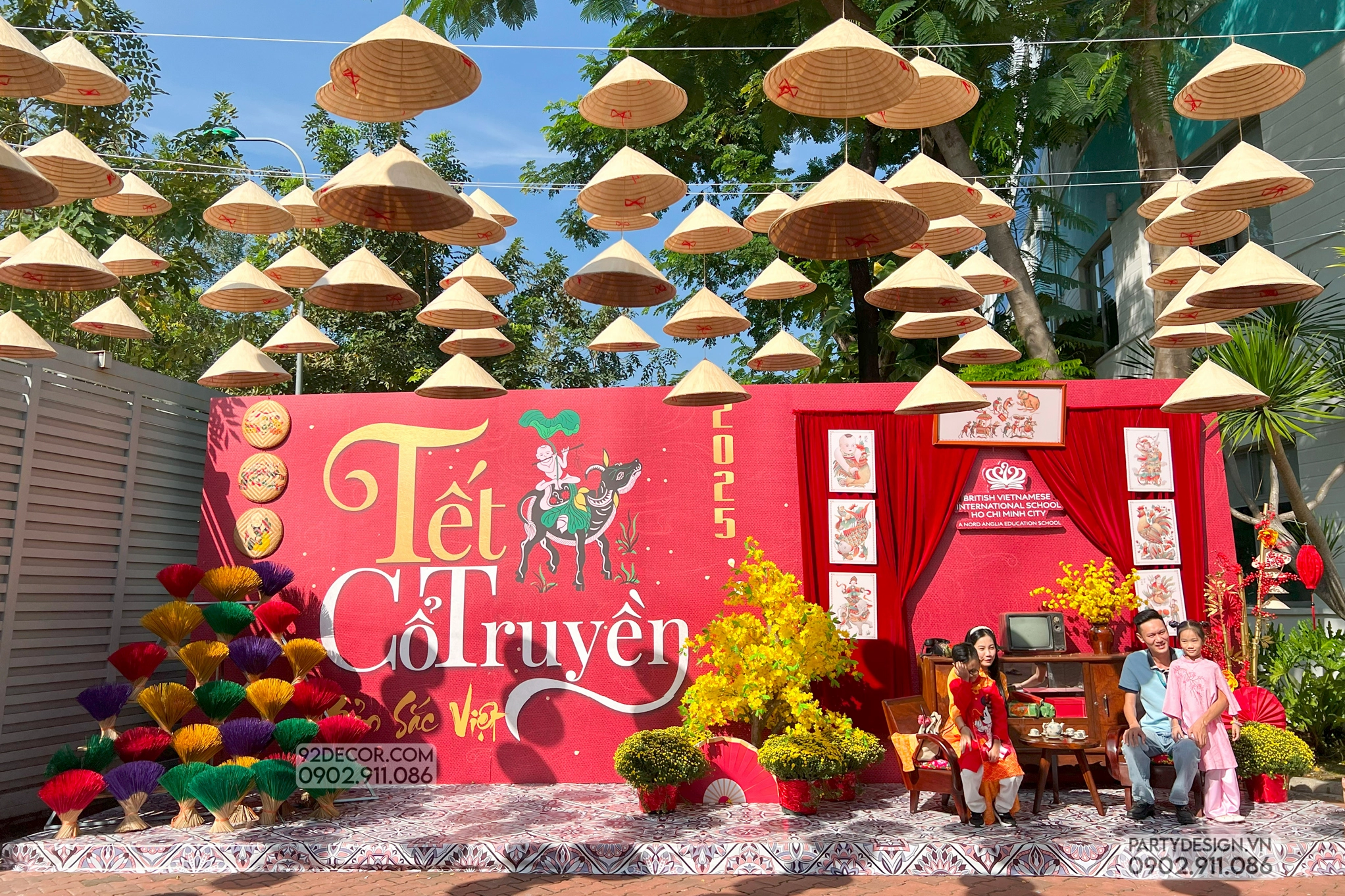 Backdrop Tết truyền thống
