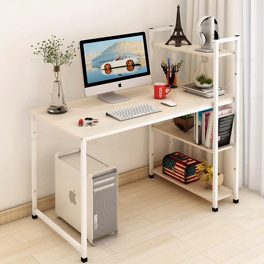 Bàn làm việc có kệ sách