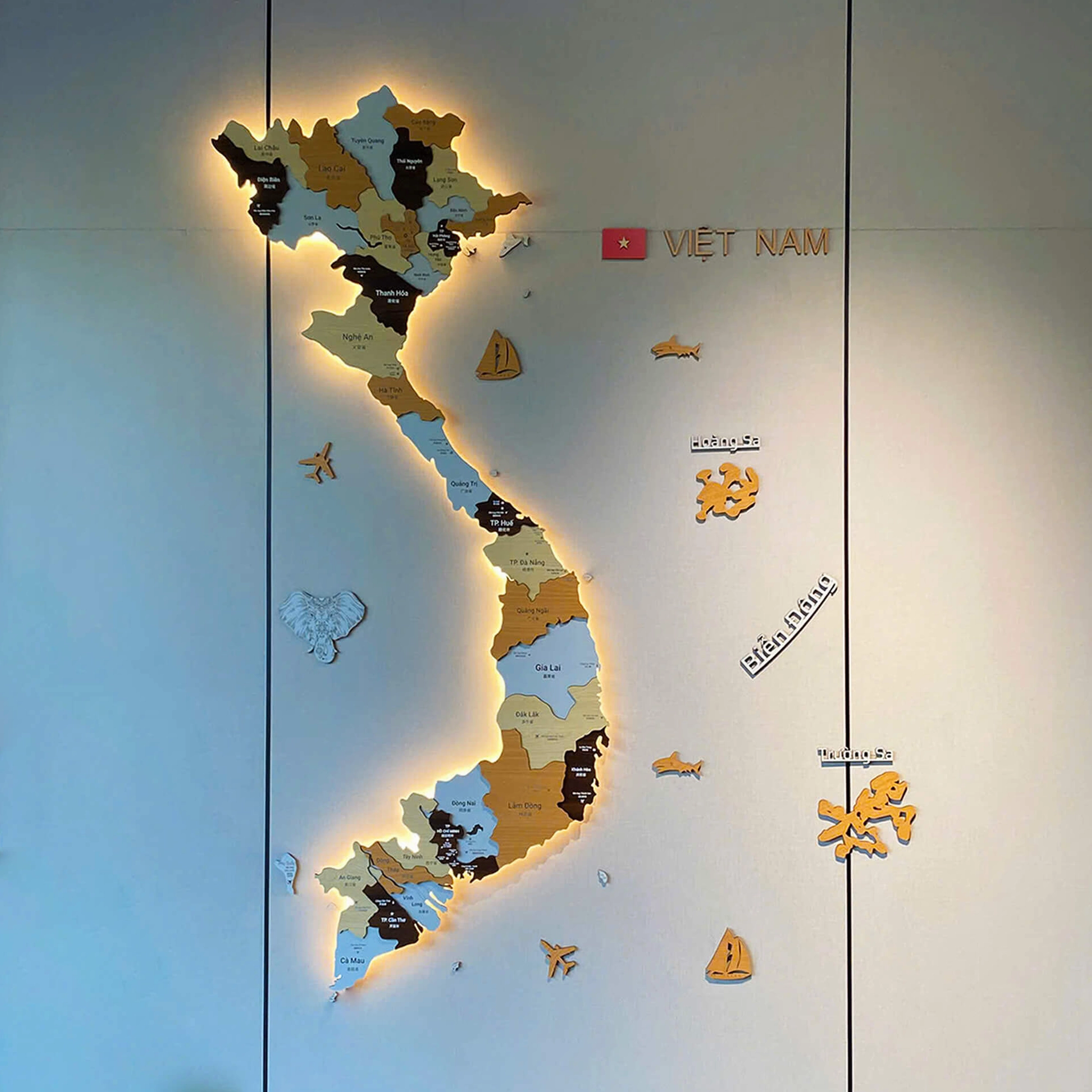 Bản đồ Việt Nam 3D