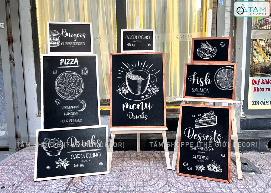 Bảng đèn viết menu