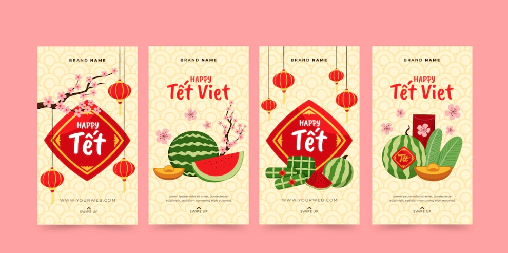 Bao lì xì Tết với hình ảnh linh vật