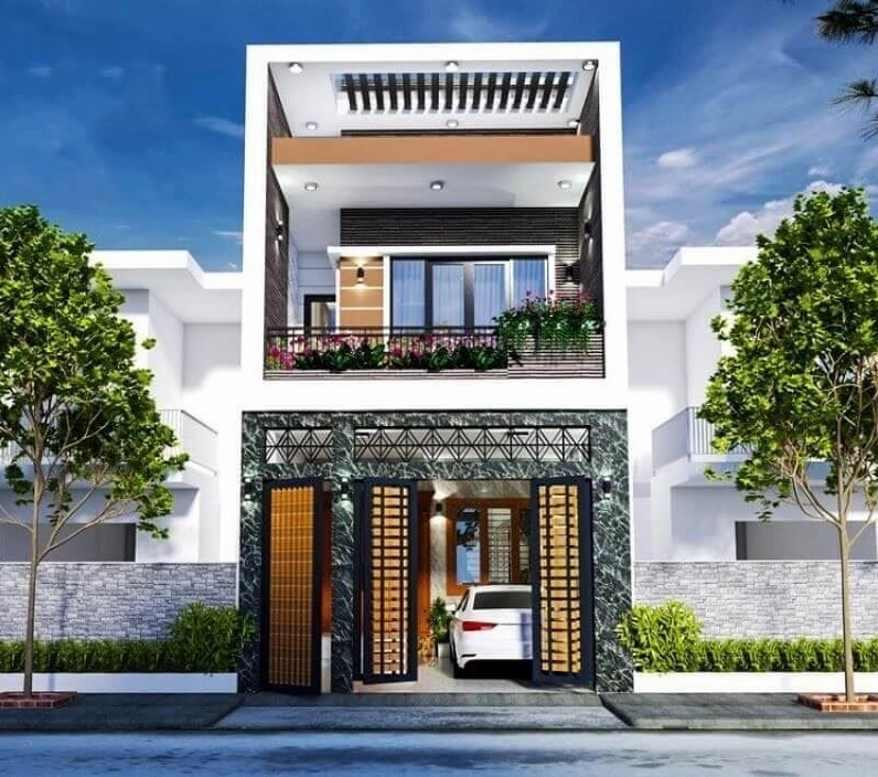 Các mẫu nhà ống 2 tầng đẹp