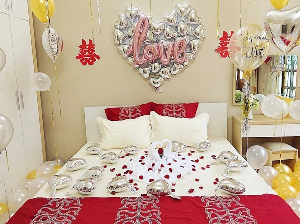Các mẫu trang trí phòng cưới đẹp