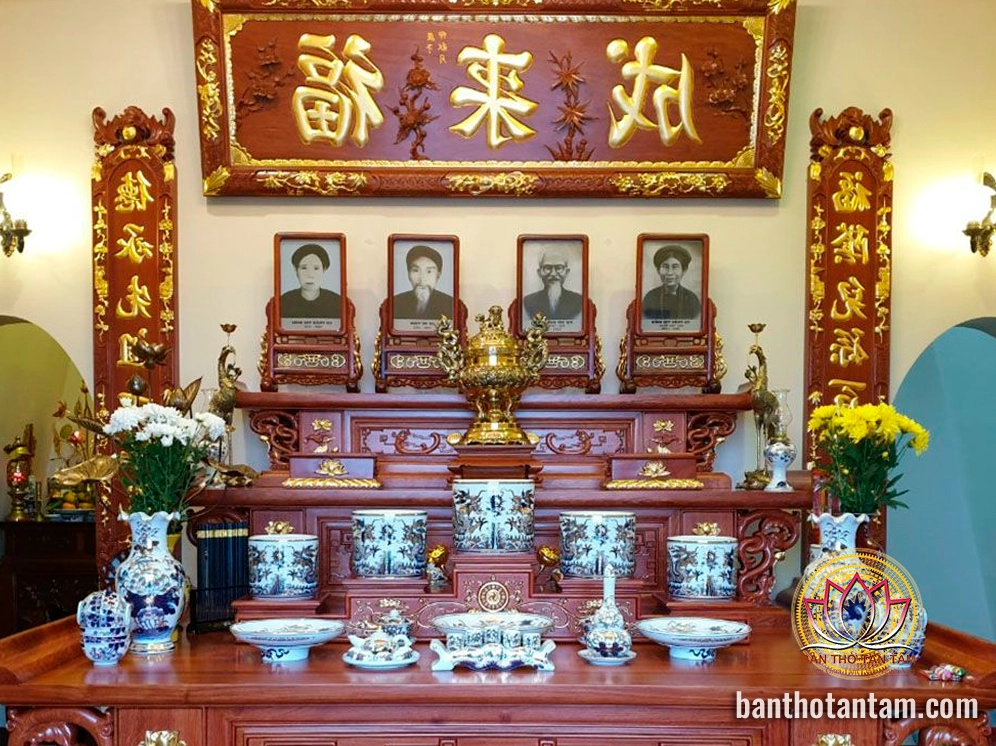 Cách bố trí bàn thờ chuẩn