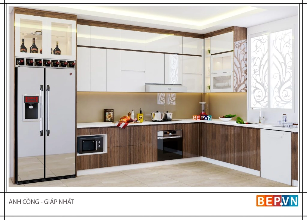 Cách trang trí phòng bếp đẹp