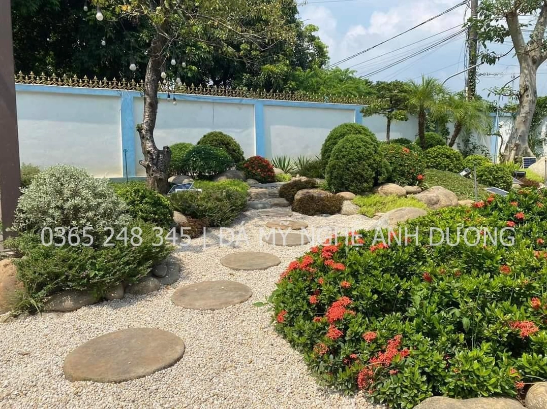 Cách trang trí sân vườn nhỏ