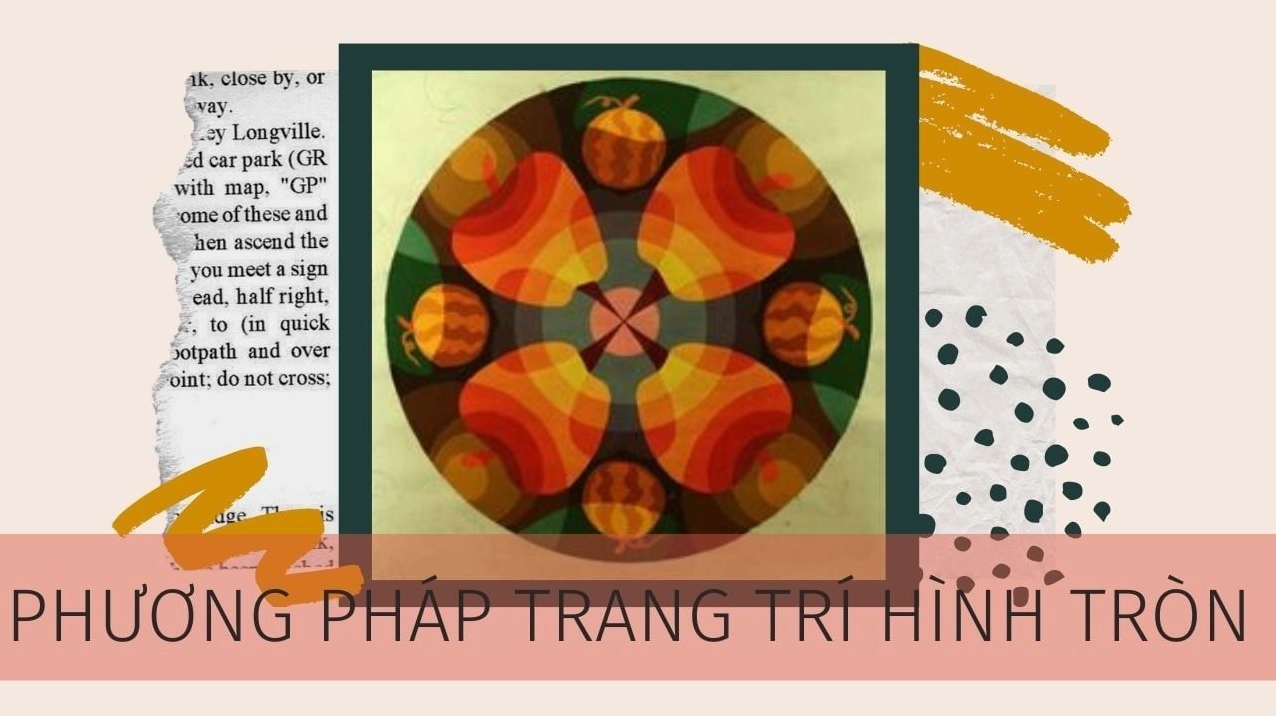 Cách vẽ trang trí hình tròn đơn giản