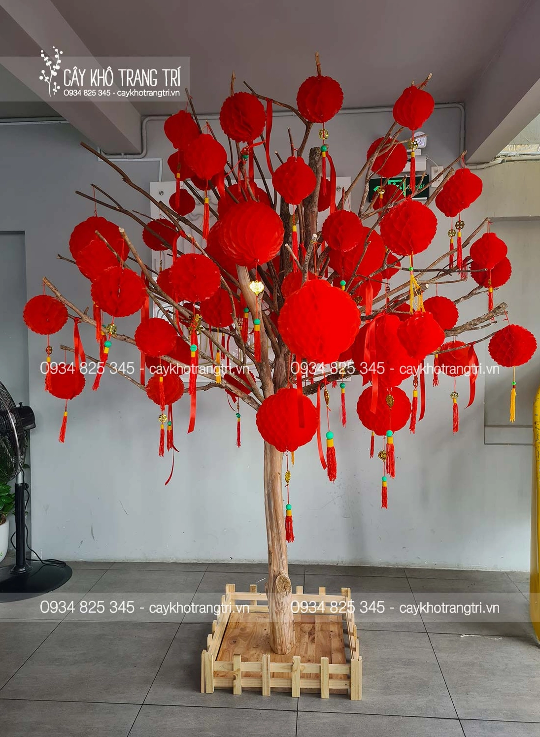 Cây lì xì trang trí Tết