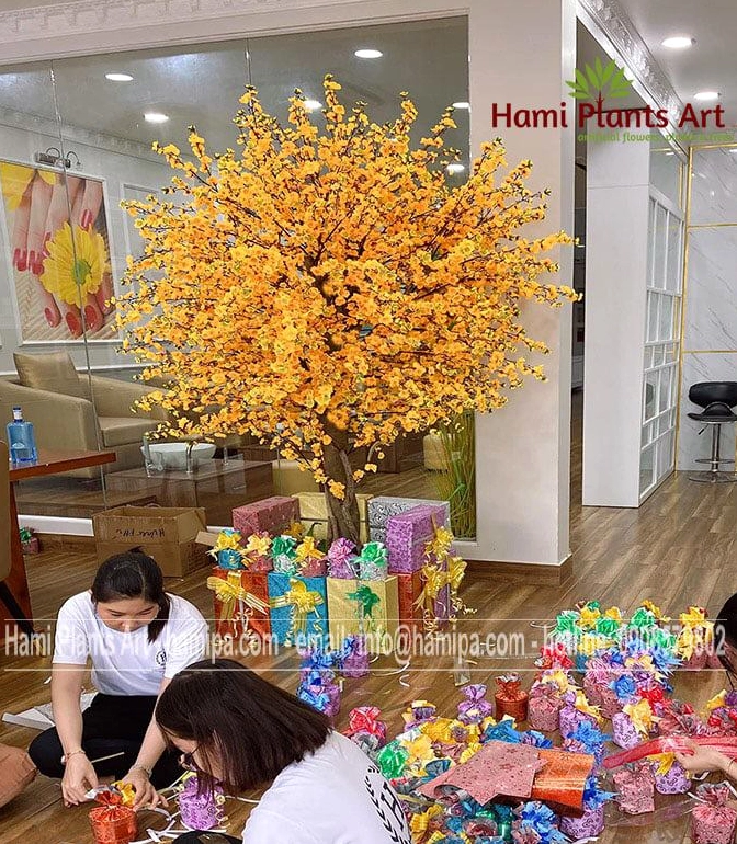Cây mai giả trang trí Tết giá sỉ