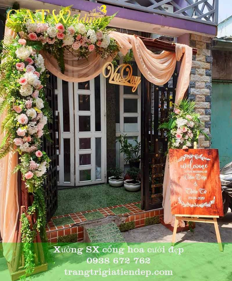 Cho thuê cổng hoa cưới Bình Tân