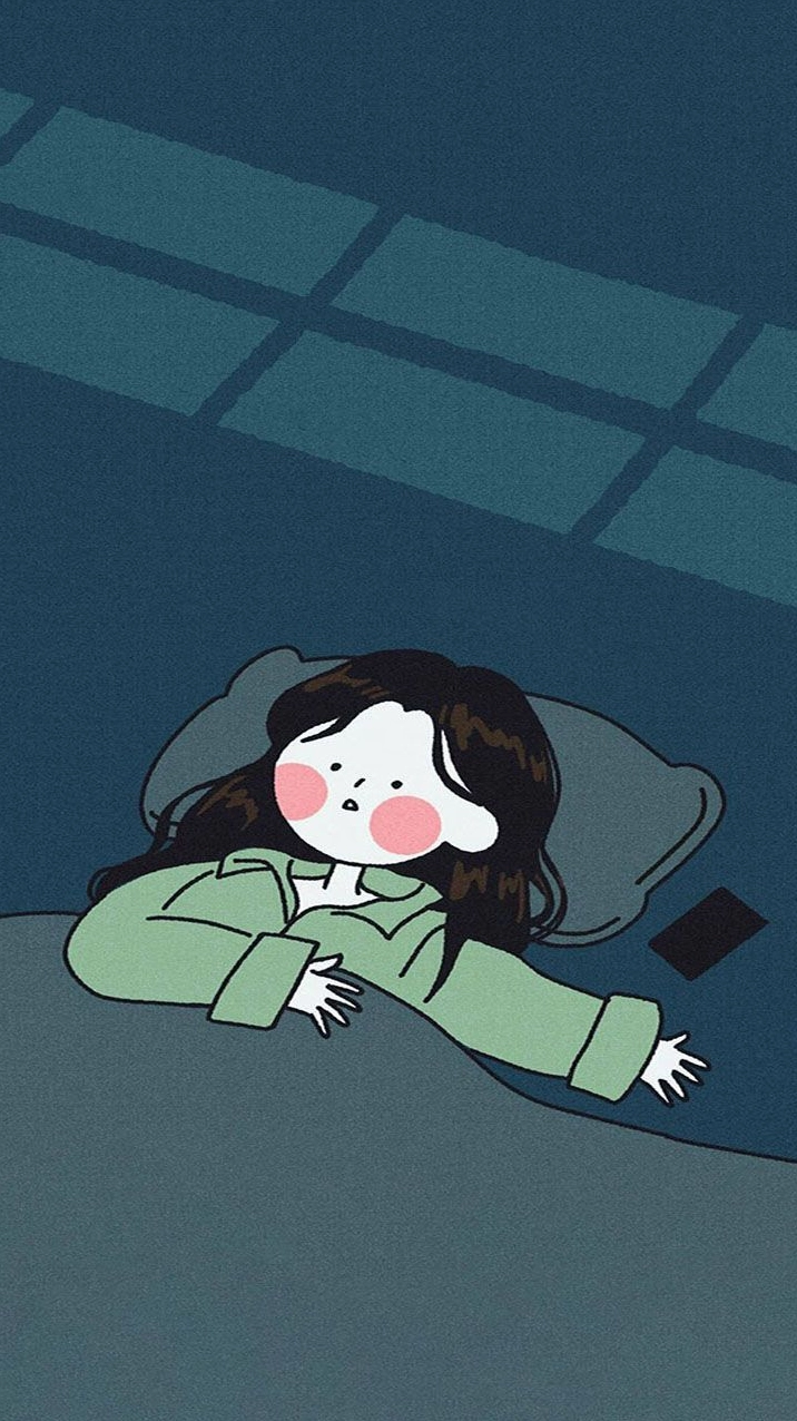 Cô gái anime với đôi mắt to tròn