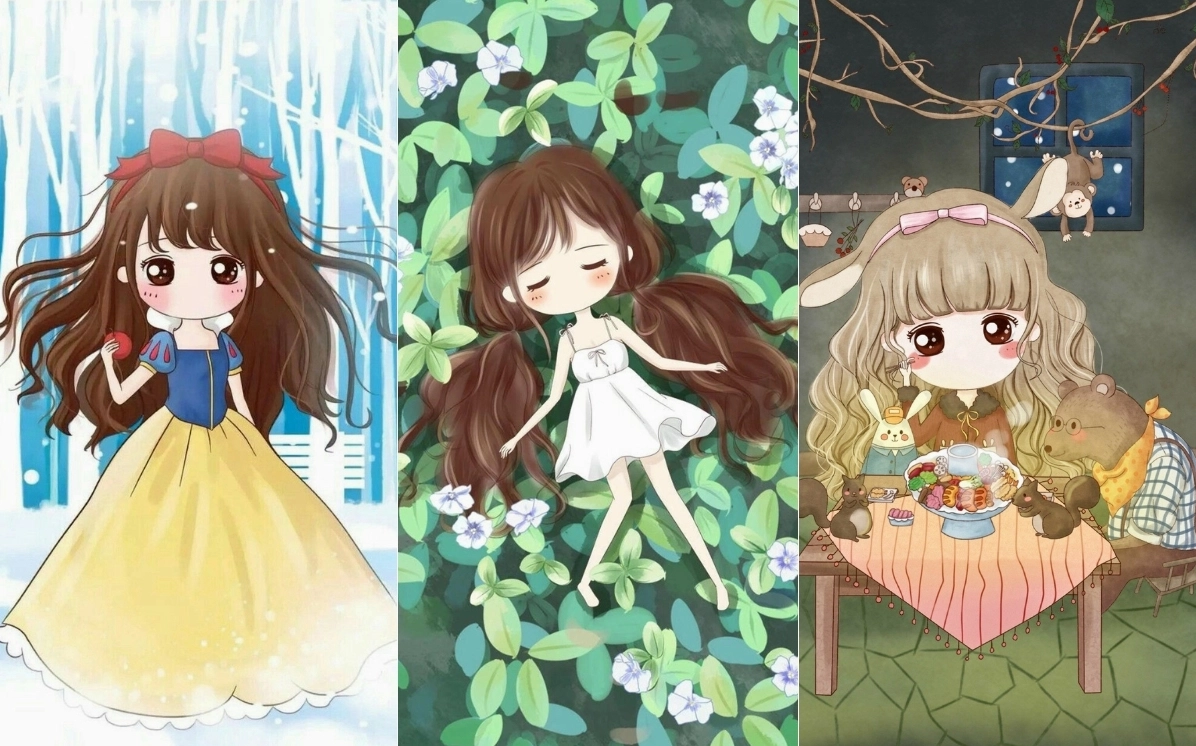 Cô gái chibi dễ thương