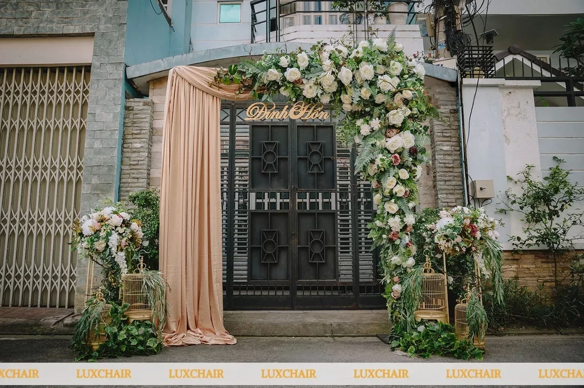 Cổng cưới Vintage sang trọng
