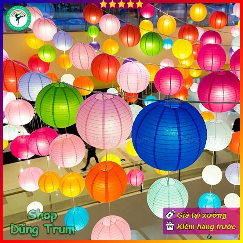 Đèn lồng phối hợp kích thước