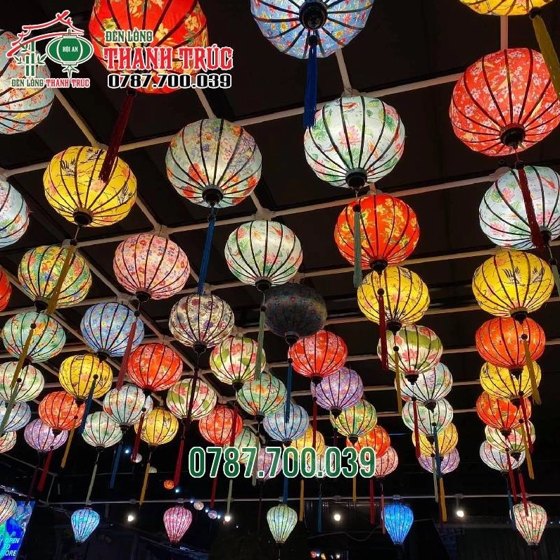 Đèn lồng tròn trang trí