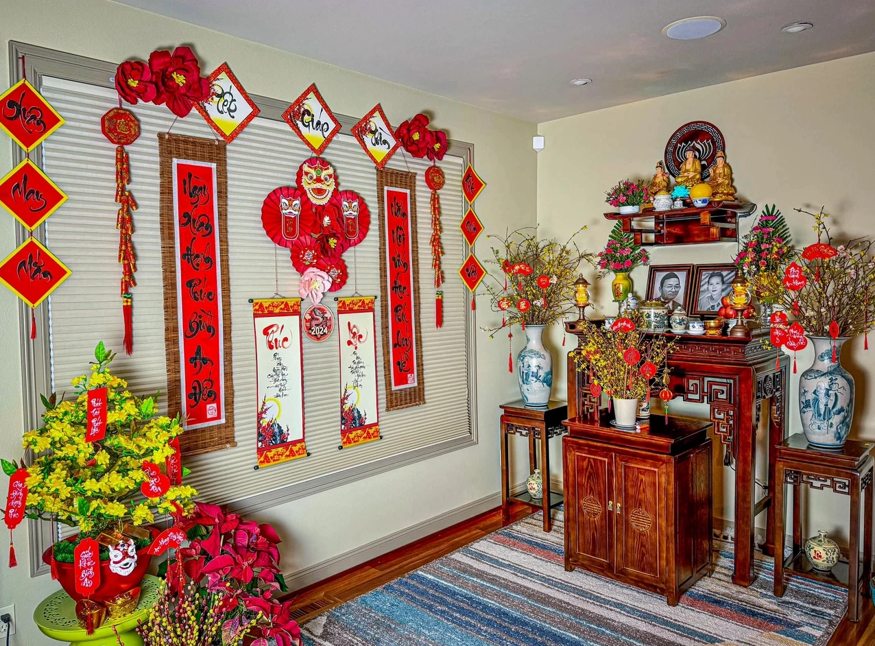Góc trang trí Tết