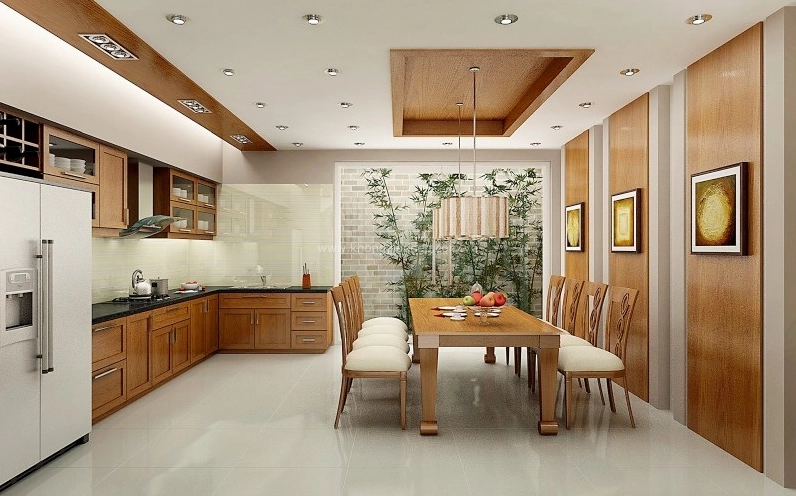 Hệ thống chiếu sáng đa dạng cho phòng bếp