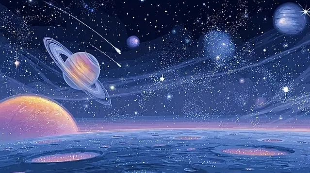 Hình ảnh vũ trụ mơ mộng