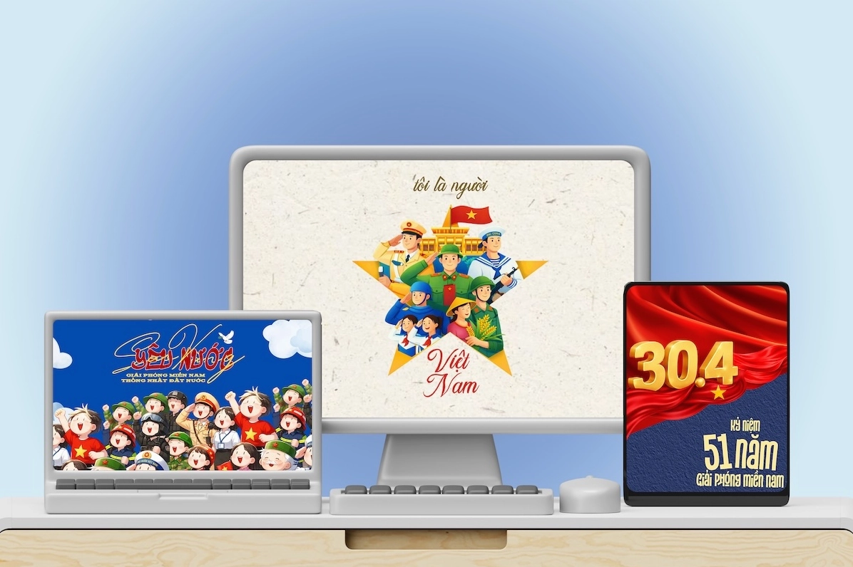 Hình nền 30/4 cho blog