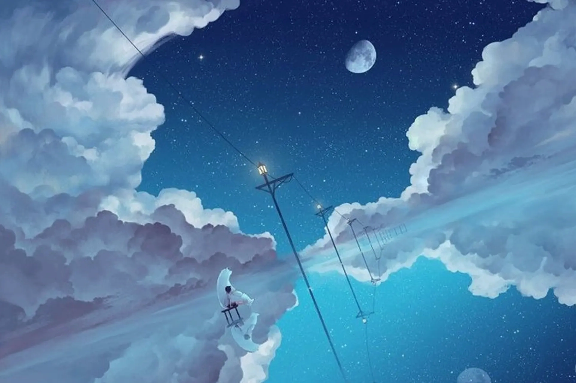 Hình nền anime chill