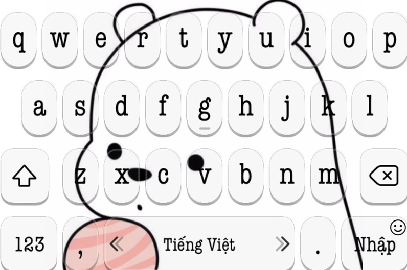 Hình nền bàn phím dễ thương