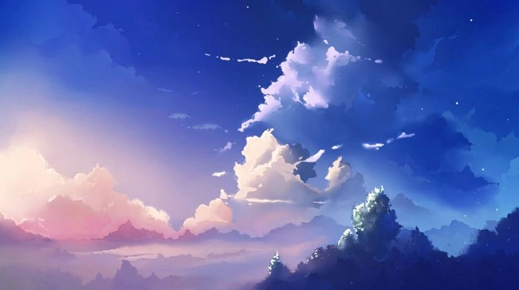 Hình nền bầu trời hoàng hôn rực rỡ