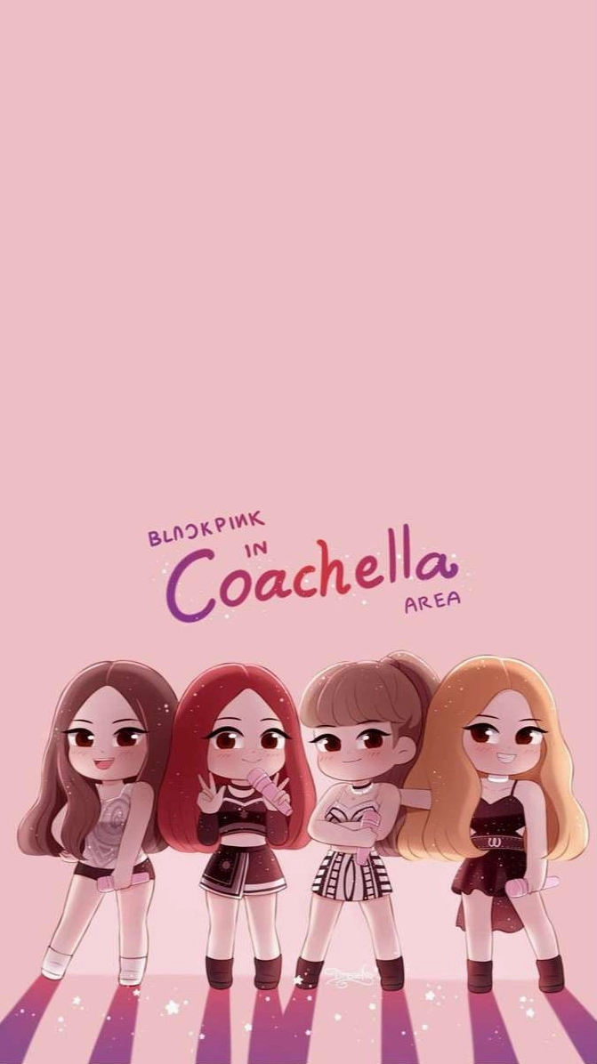 Hình nền Black Pink với các thành viên