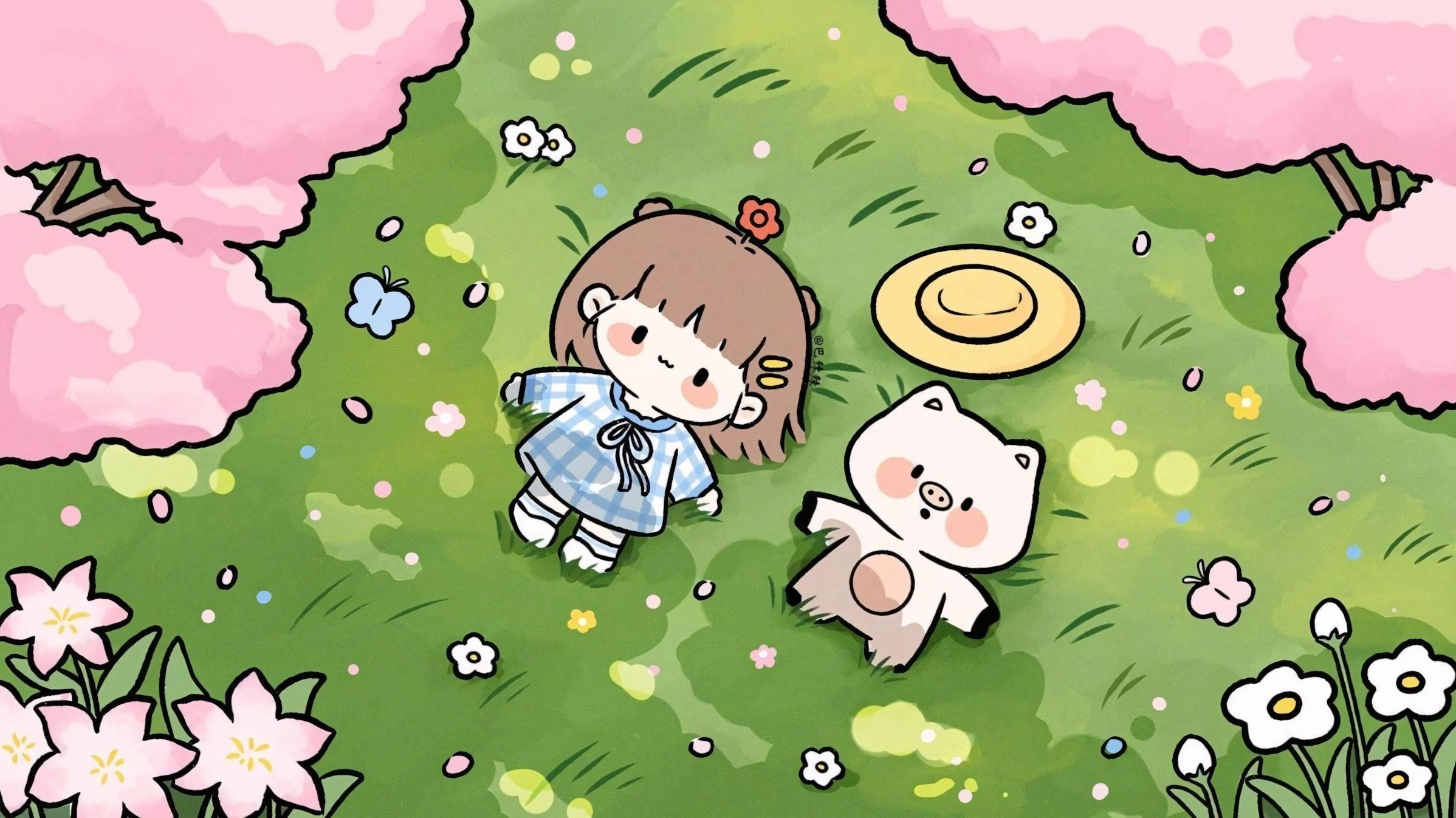 Hình nền Chibi cho Macbook