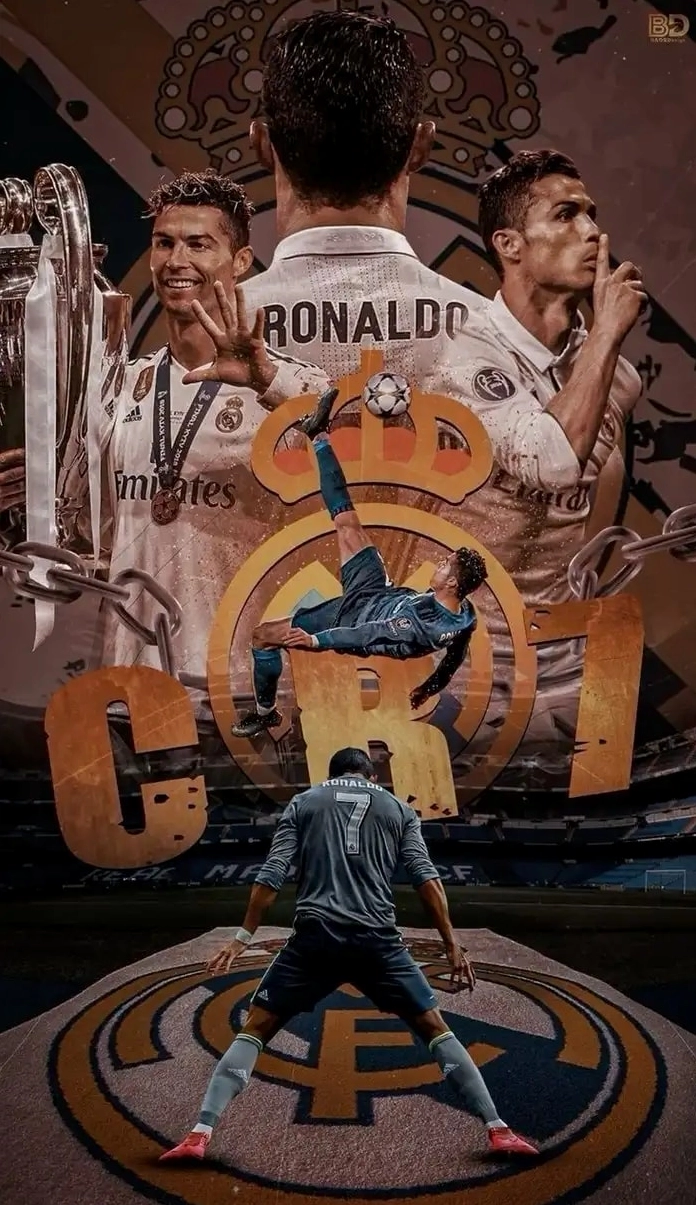 Hình nền Cristiano Ronaldo trong màu áo Real Madrid
