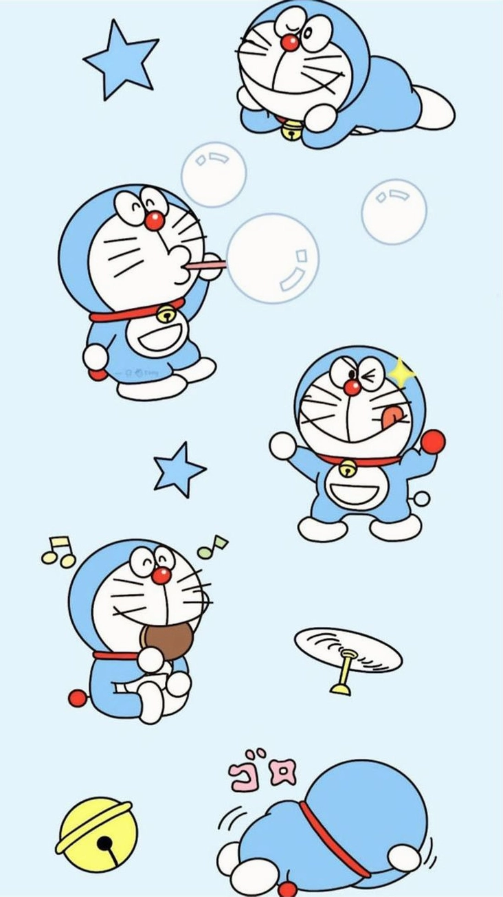 Hình nền Doraemon chibi