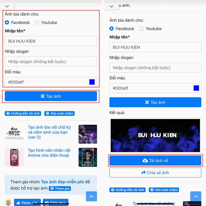 Hình nền Facebook cho mọi lứa tuổi