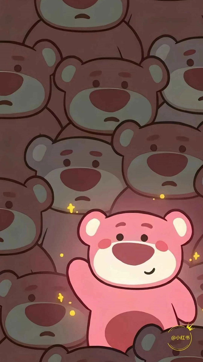 Hình nền gấu phát sáng