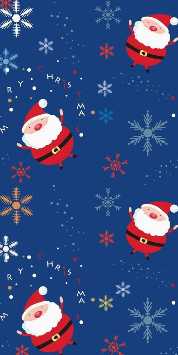 Hình nền Giáng Sinh với ông già Noel