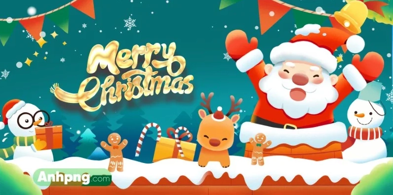 Hình nền Giáng Sinh với quà tặng và cây thông