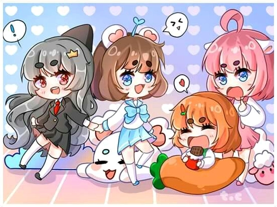 Hình nền Hero Team chibi cực cute
