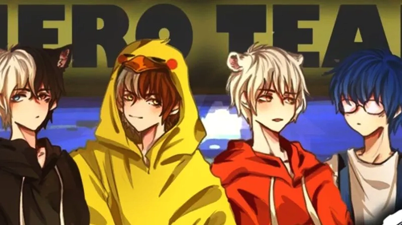Hình nền Hero Team phong cách anime
