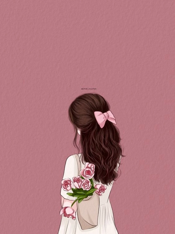 Hình nền điện thoại màu hồng dễ thương